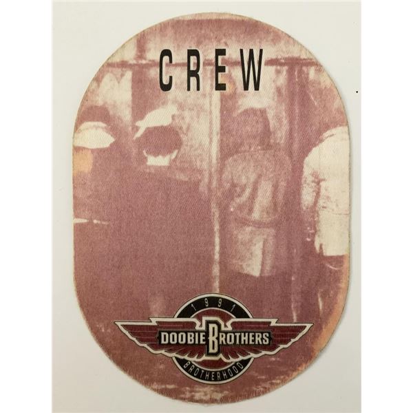 The Doobie Brothers 1991 Brotherhood Crew Backstage Pass