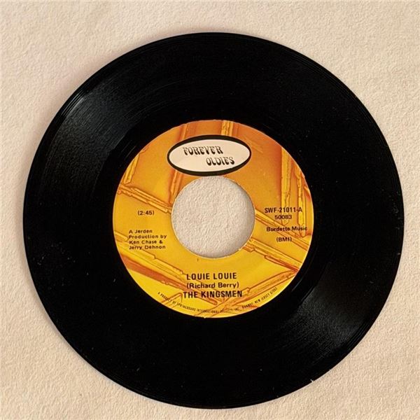 The Kingsmen Louie Louie 45 Album