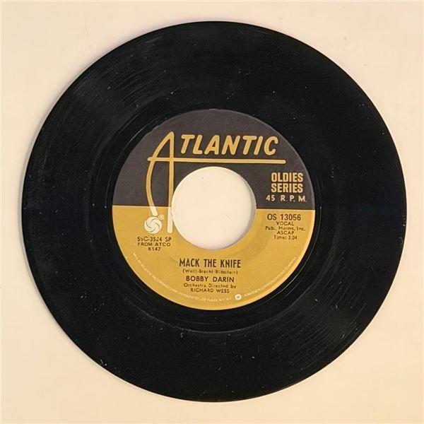 Bobby Darin Mack the Knife 45 Album