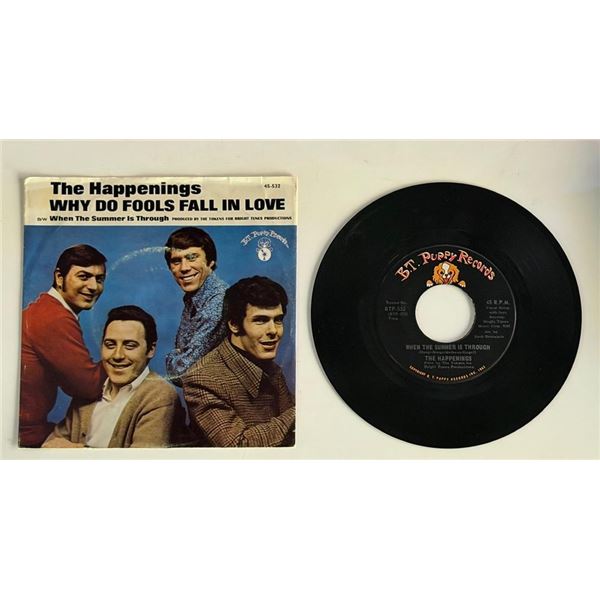 The Happenings Why Do Fools Fall in Love 45 Album
