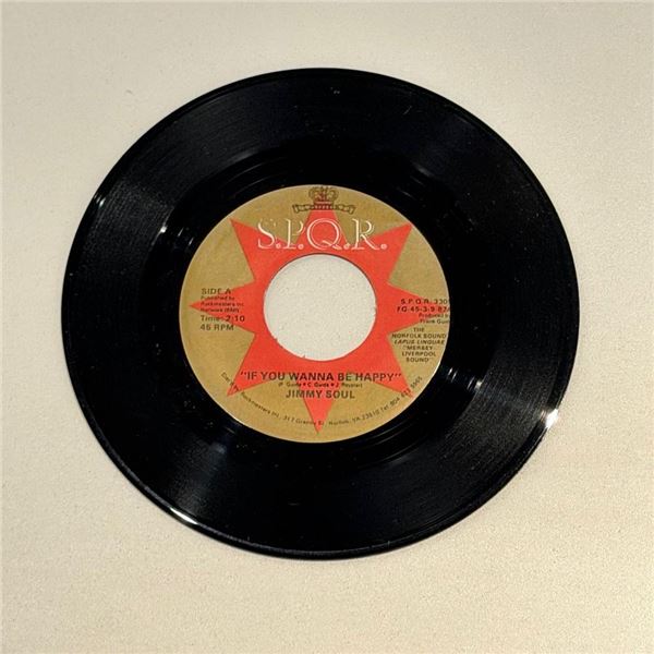 Jimmy Soul If You Wanna Be Happy 45 Album
