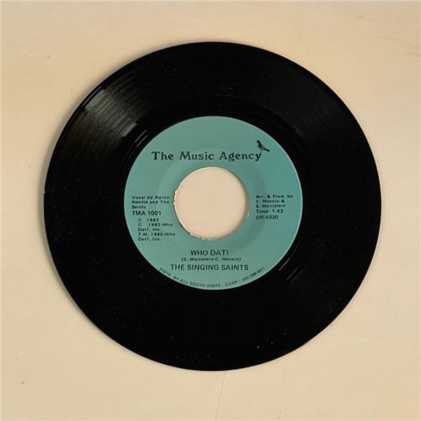 The Singing Saints Who Dat 45 Album