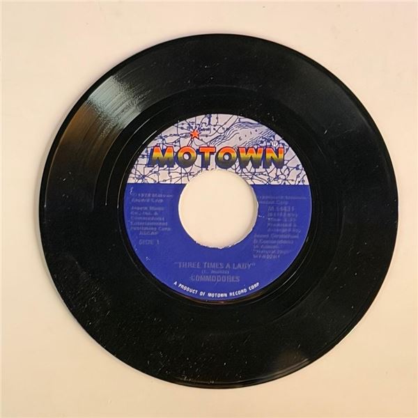 The Commodores Three Times A Lady 45 Album