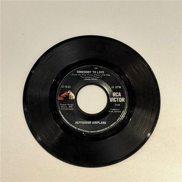 Jefferson Airplane Somebody to Love 45 Album