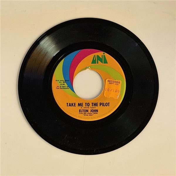 Elton John Take Me to the Pilot 45 Album