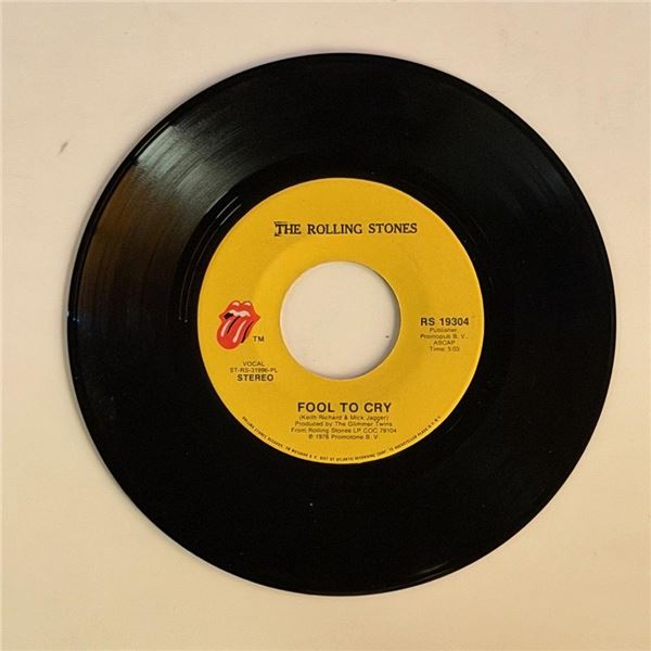The Rolling Stones Fool To Cry 45 Album