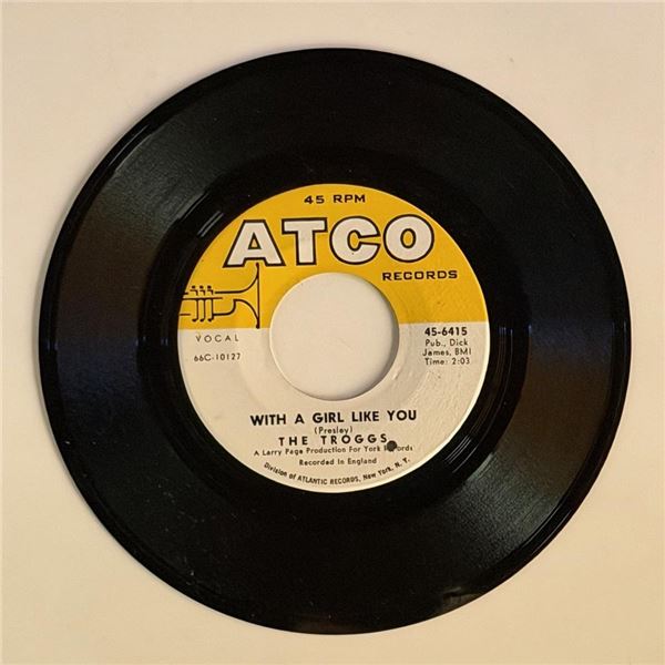 The Troggs With A Girl Like You 45 Album
