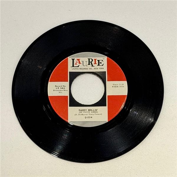 Dion Daddy Rollin 45 Album