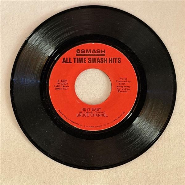 Bruce Channel Hey Baby 45 Album