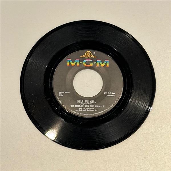 Eric Burden and the Animals Help Me Girl 45 Album