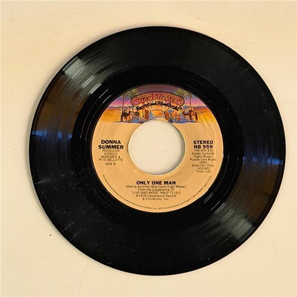 Donna Summer Only One Man 45 Album