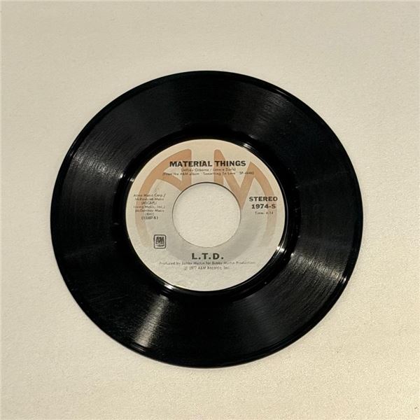 LTD Material Things 45 Album