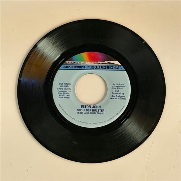 Elton John Shoulder Holster 45 Album
