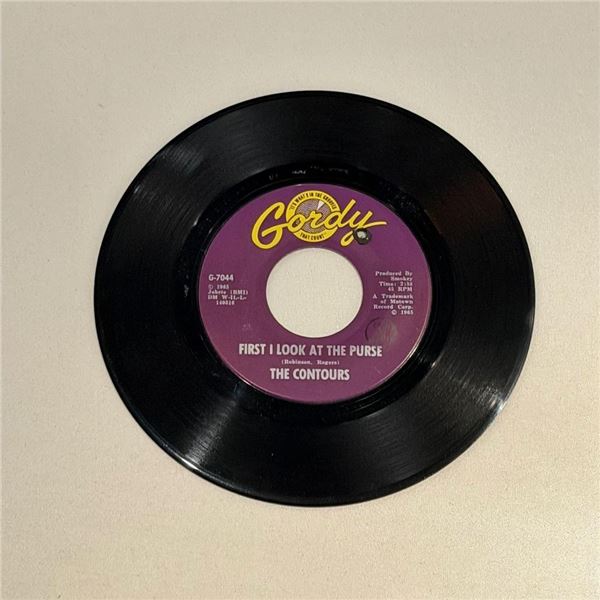 The Contours First I Look at the Purse 45 Album