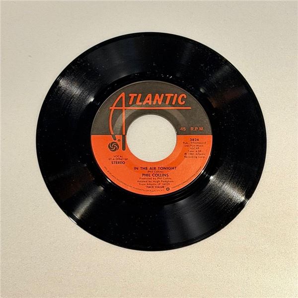 Phil Collins In the Air Tonight 45 Album