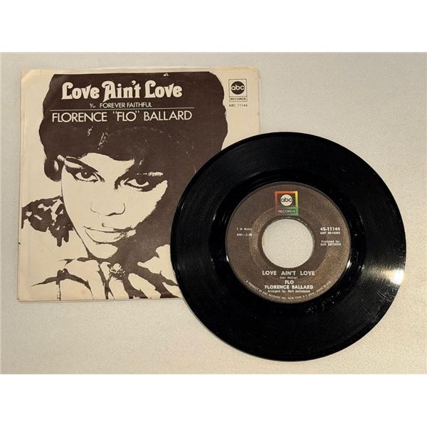 Florence Flo Ballard Love Aint Love 45 Album