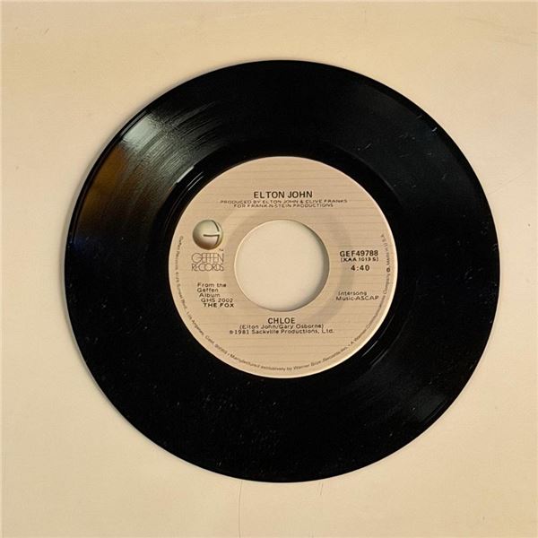 Elton John Chloe 45 Album