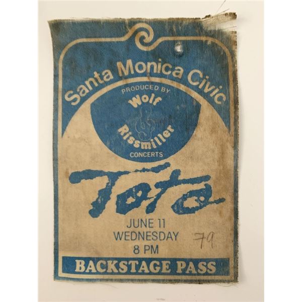 Toto Backstage Pass