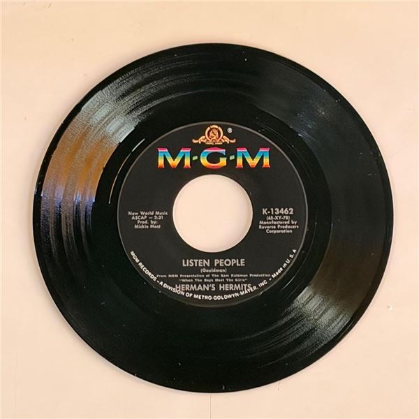 Herman's Hermits Listen People 45 Album