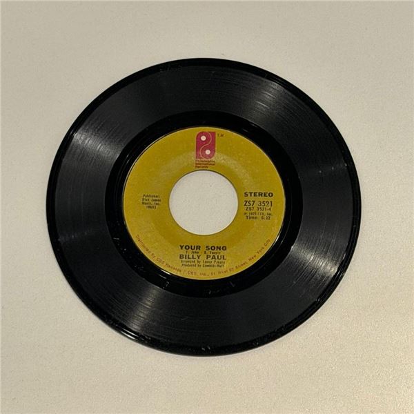 Billy Paul Your Song 45 Album