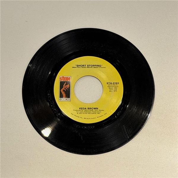 Veda Brown Short Stopping 45 Album