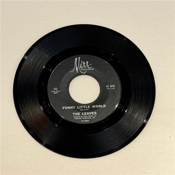 The Leaves Funny Little World 45 Album