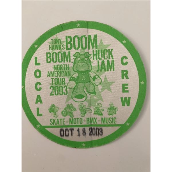 Tony Hawk's Boom Boom HuckJam 2003 Local Crew Pass