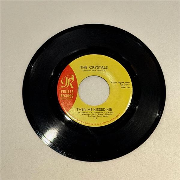 The Crystals Then He Kissed Me 45 Album