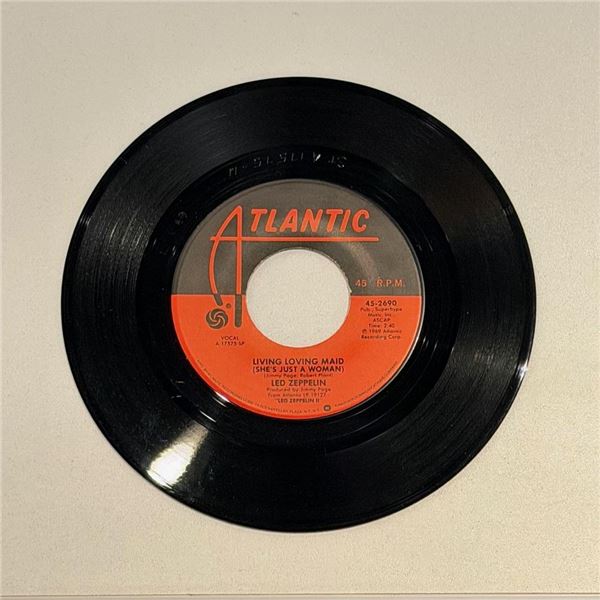 Led Zeppelin Living Loving Maid 45 Album