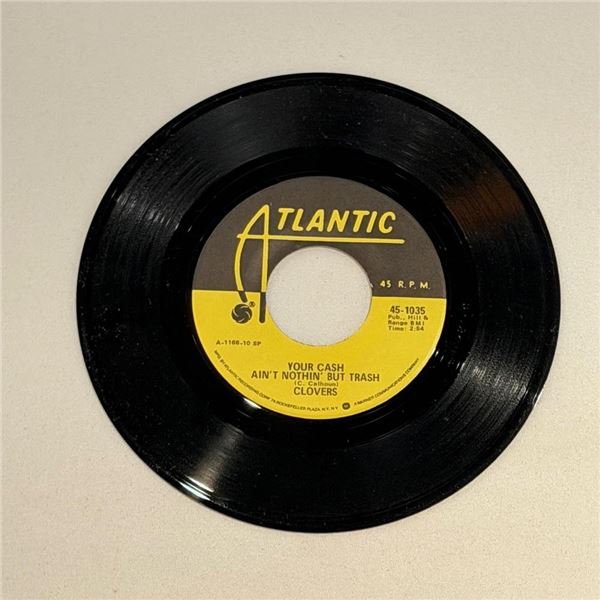 Clovers Your Cash Aint Nothin But Trash 45 Album