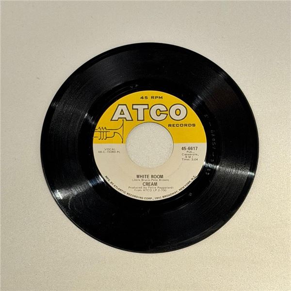 Cream White Room 45 Album