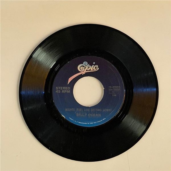 Billy Ocean Nights 45 Album