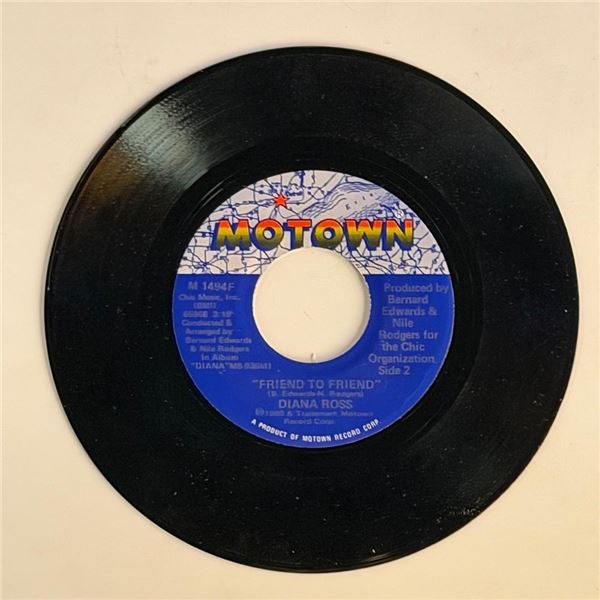 Diana Ross Friend to Friend 45 Album