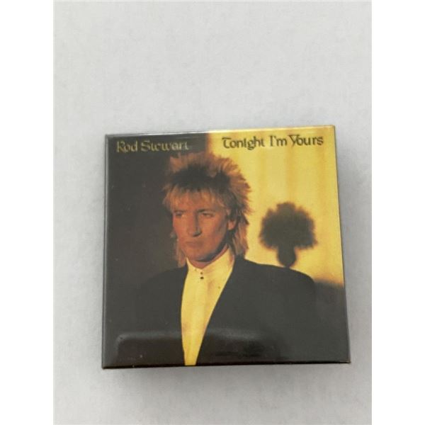 Rod Stewart Tonight I'm Yours vintage tour pin