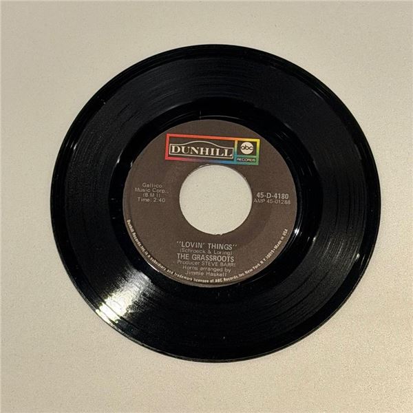 The Grassroots Lovin Things 45 Album