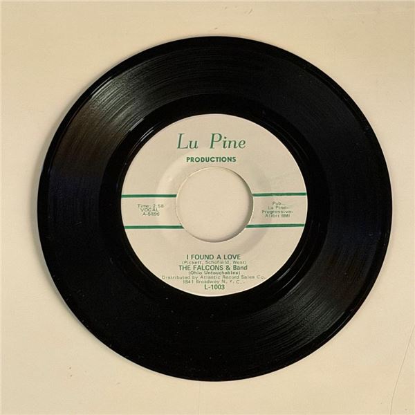 The Falcons and Band I Found a Love 45 Album