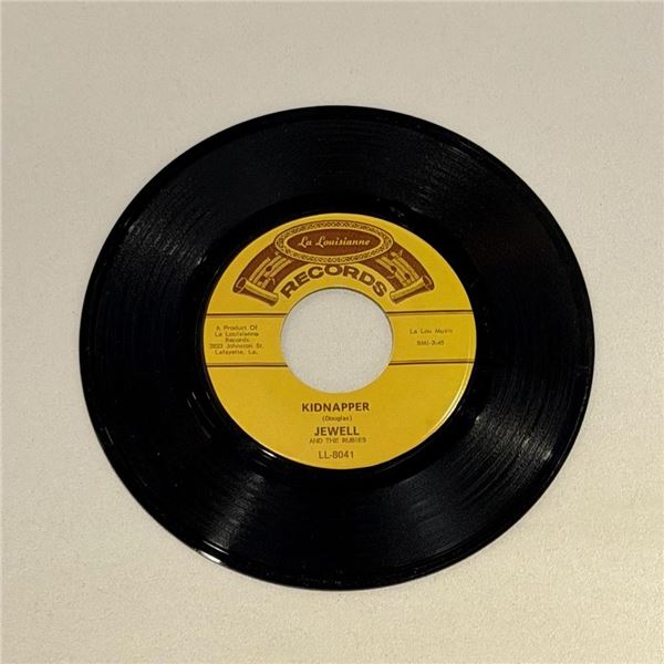 Jewell and the Rubies Kidnapper 45 Album