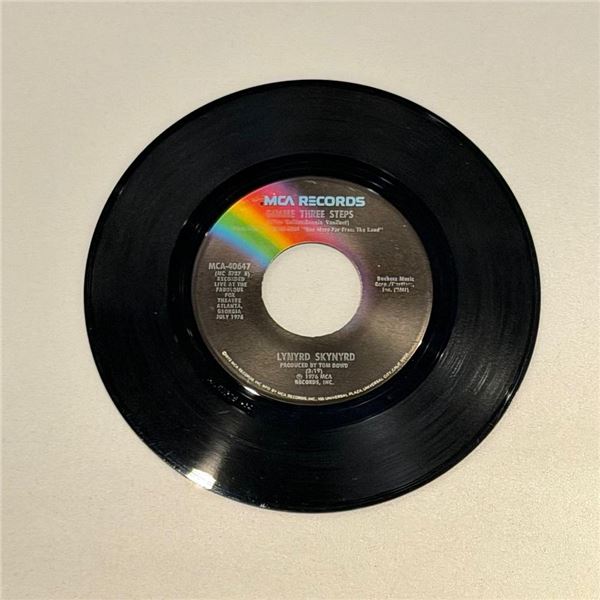 Lynyrd Skynyrd Gimme Three Steps 45 Album