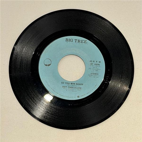 Hot Chocolate So You Win Again 45 Album