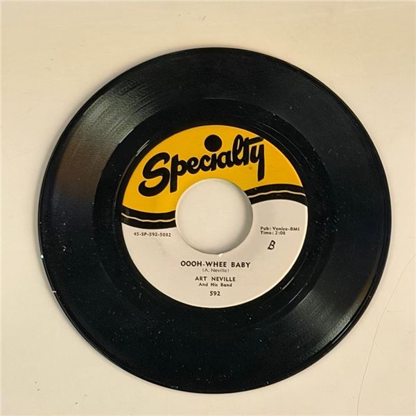 Art Neville Oooh Whee Baby 45 Album