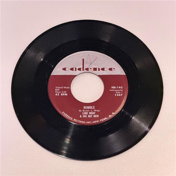 Link Wray and His Ray Men Rumble 45 Album