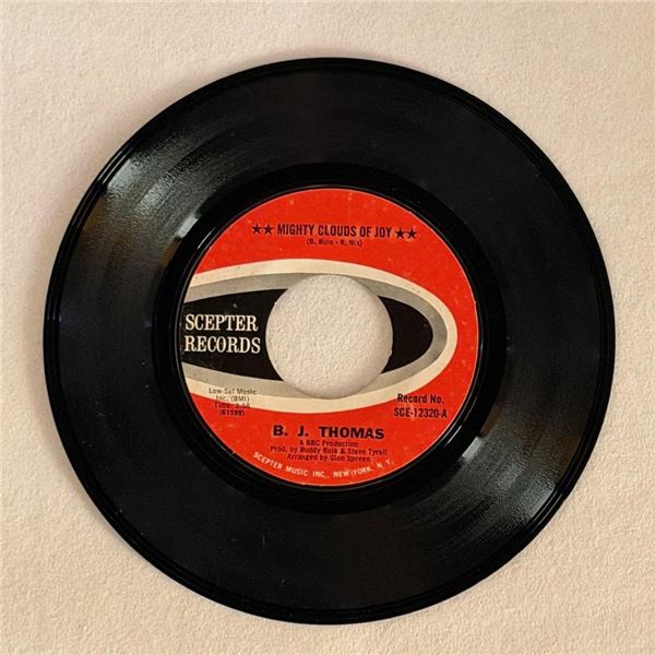 BJ Thomas Mighty Clouds of Joy 45 Album