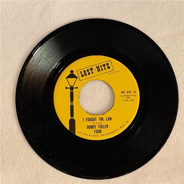 Bobby Fuller Four I Fought the Law 45 Album