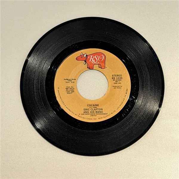Eric Clapton Cocaine 45 Album
