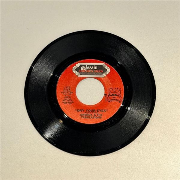 Brenda and the Tabulations Dry Your Eyes 45 Album