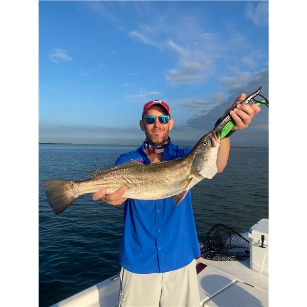 1/2 Day Texas Saltwater Fishing trip for 2 anglers with Larry Weishuhn and Captain Derek York