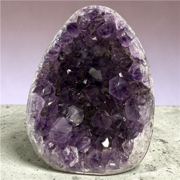 Amethyst Geode Polished 3.85 inch