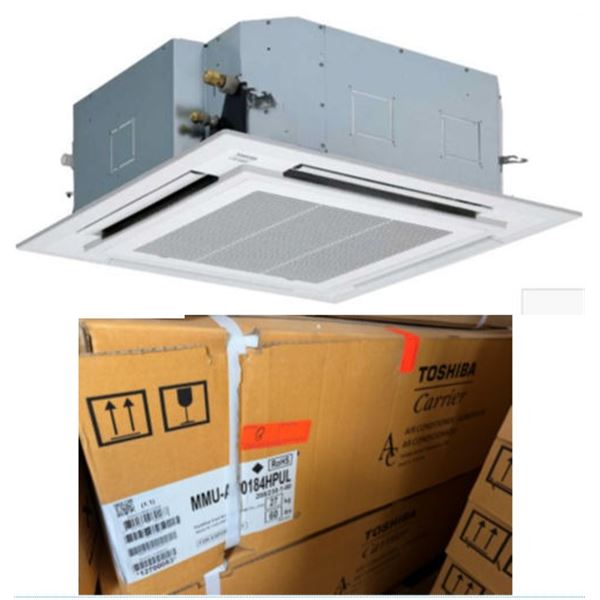 Carrier MMU-AP0184HPUL Toshiba Ductless Variable Flow (VRF) 18000 Btu Indoor Compact 4-Way Cassette 