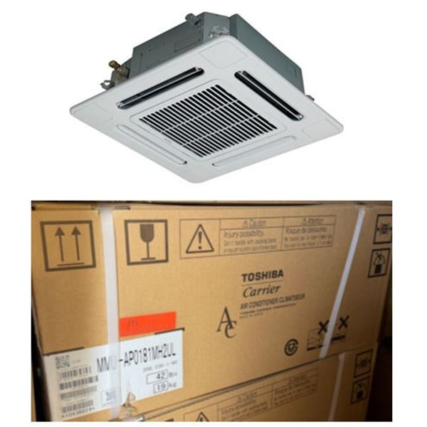 Carrier MMU-AP0181MH2UL Toshiba Ductless Variable Flow (VRF) 18000 Btu Indoor Compact 4-Way Heat Pum