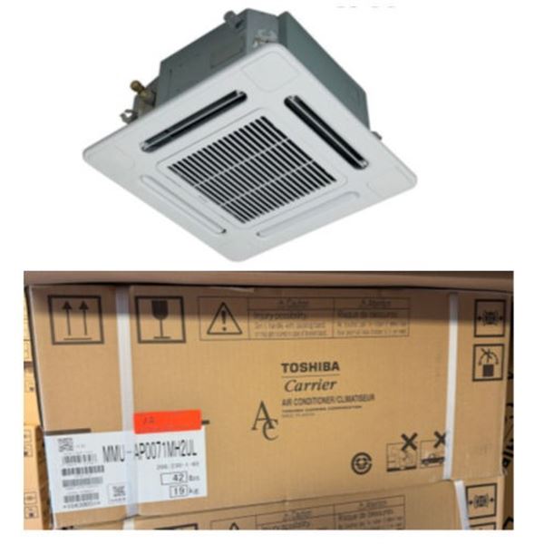 Carrier MMU-AP0071MH2UL Toshiba Compact 4-Way Cassette, 7.5/8.5 208/230-1-60 VRF System w/ RBC-AMS54